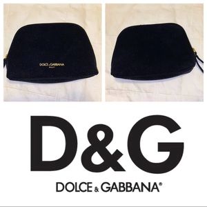 Dolce & Gabbana Black Wristlet - Make Up Bag